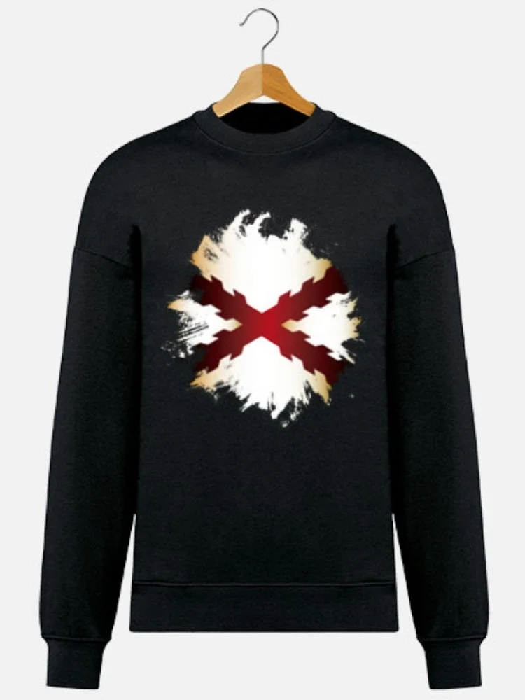 Tercios Cruz De Borgoña Men Hoodie Casual 100% Cotton Autumn and Winter Sweatshirt