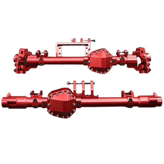 2Pcs Metal Front and Rear Axle Housing Bridge Shell for Axial RBX10 Ryft 1/10 RC Crawler Car Upgrade Parts Accessories