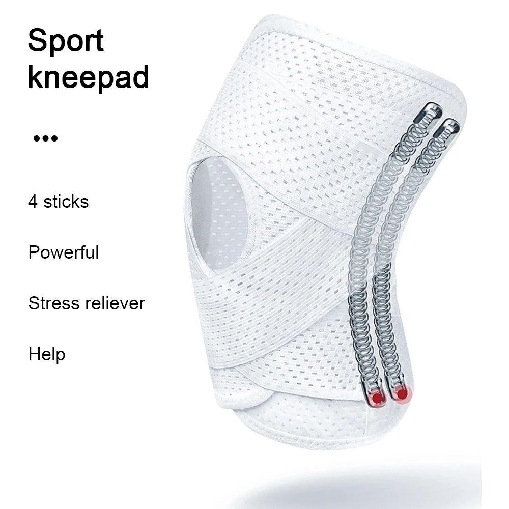1Pcs Professional Knee Brace with Side Stabilizers Adjustable Knee Support with Meniscus Pad& Patella Gel Pad for Meniscus Tear