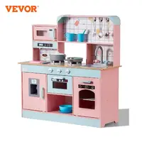 VEVOR Pretend Play Cooking Toy for Kids Chef Playset Kitchen Accessories with Lights & Sounds for Toddles Girls Boys Ages 3+ 1