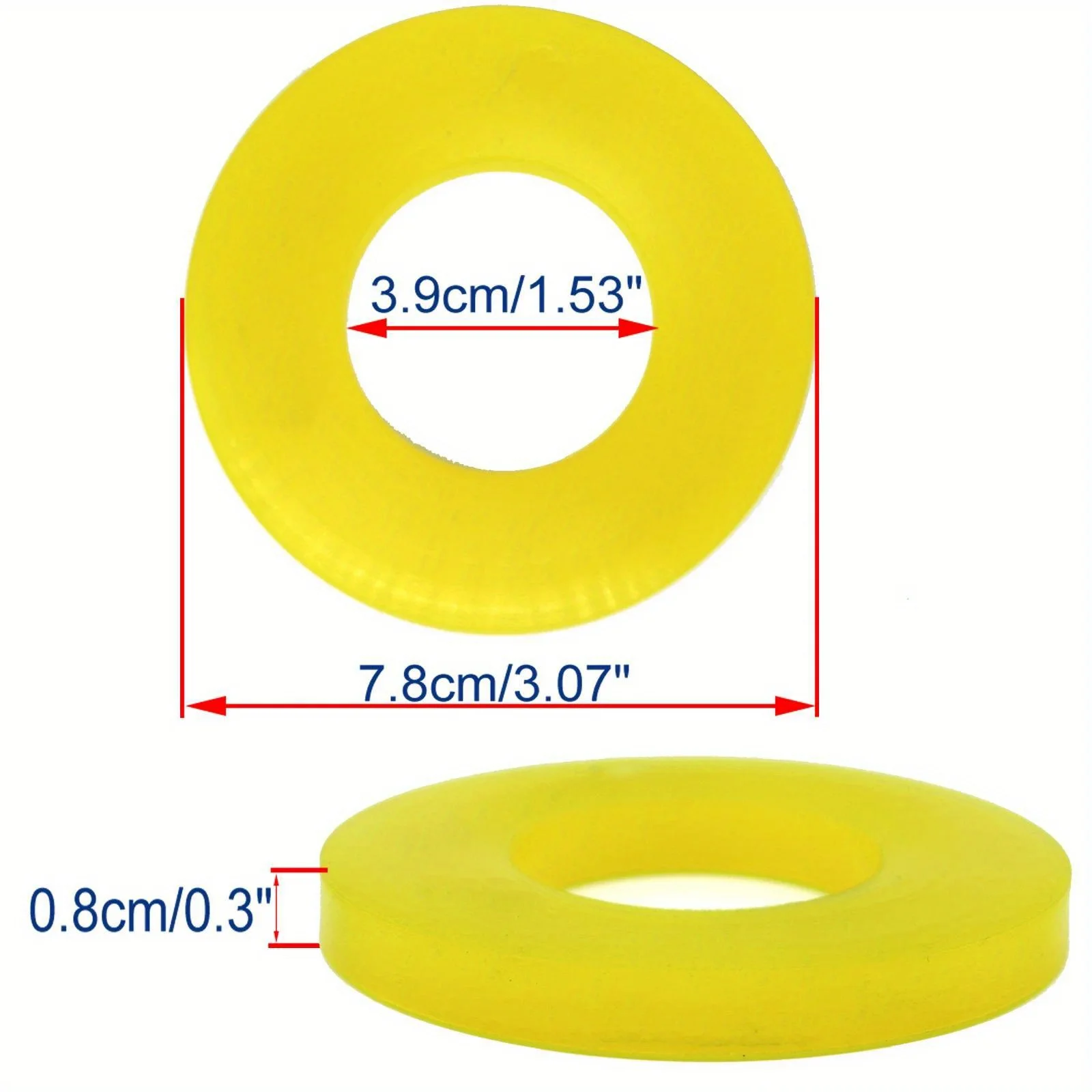Strut Tower Mount Silencer Pad Rubber Bushing Dampers Universal Front Strut Tower Mount Suspension Shock Absorbing Bearing Washer Over Bumps