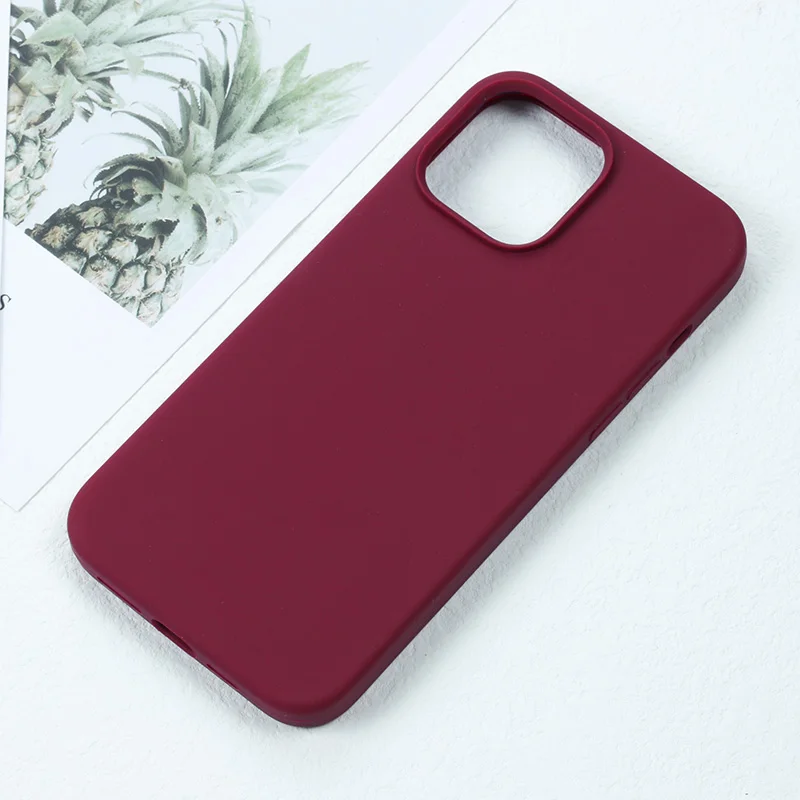 Liquid Silicone Phone Case - Enhanced Camera Protection & Full Coverage Bumper