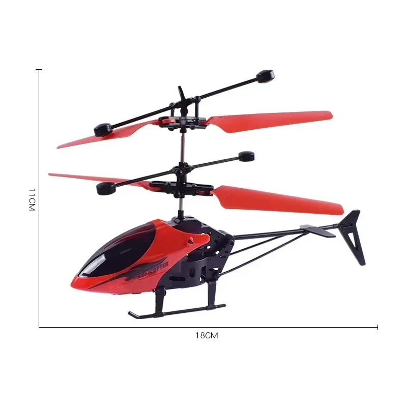 Rechargeable Mini RC Drone with Remote Control Safe Fall-resistant RC Helicopters Drone Children Toys 6