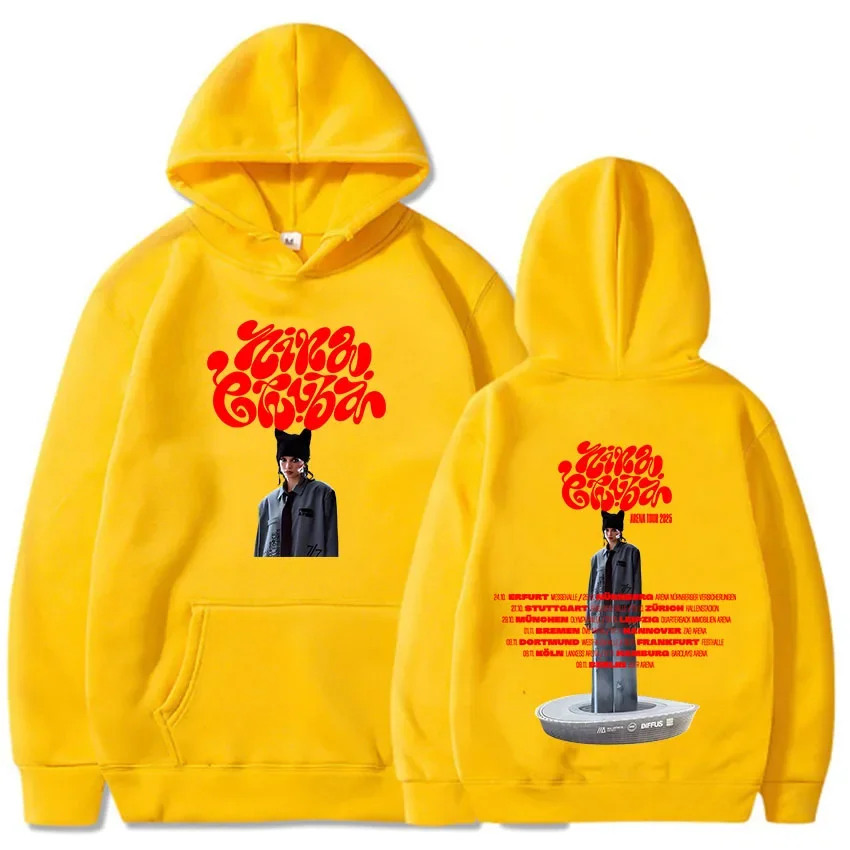 Arena Tour 2025 Nina Chuba Hoodies Sudaderas Para Mujer Winter Women Men Clothing Singer Printing Sweatshirts Casual Pullovers 2