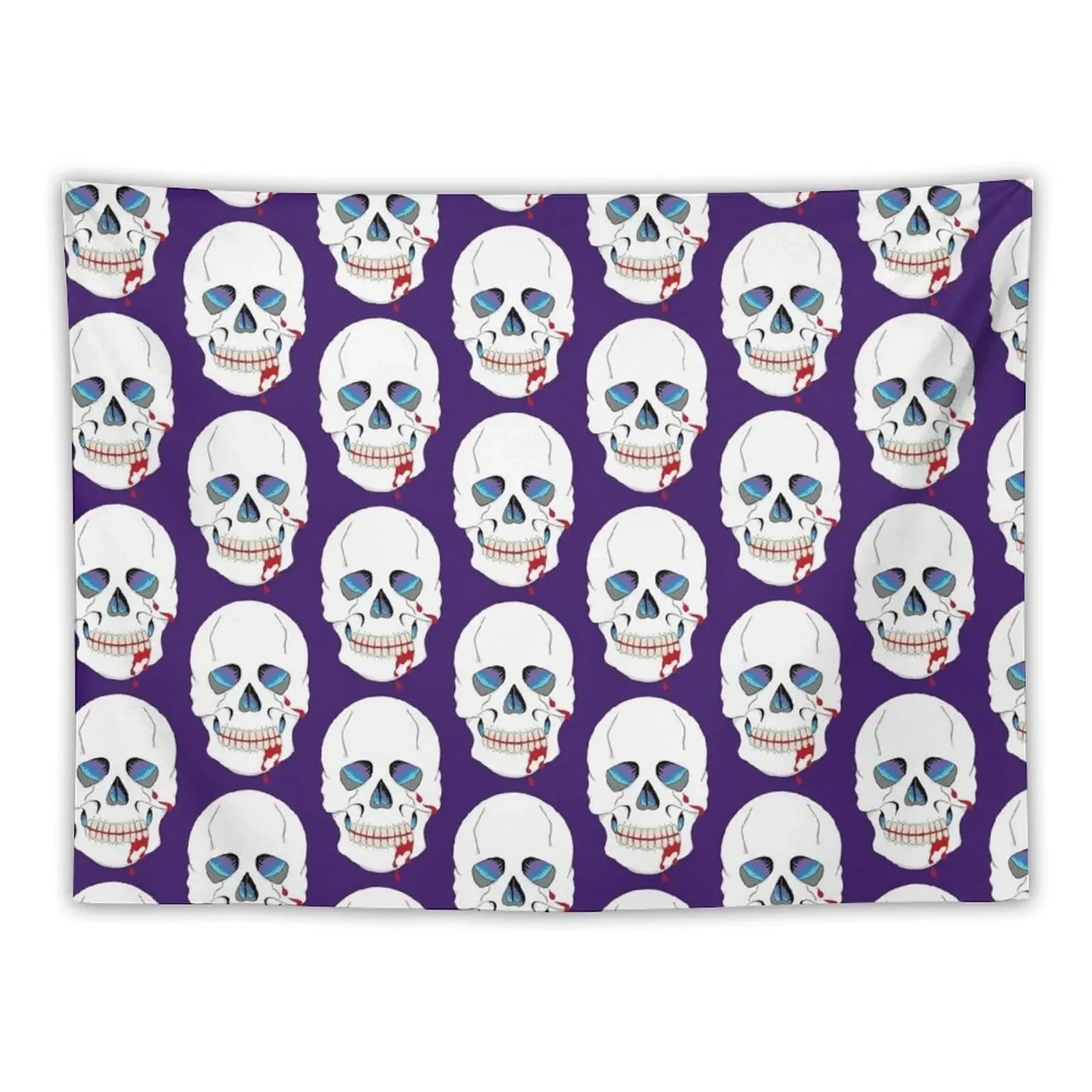 

Skull with eyes that dont end Tapestry Bed Room Decoration Wall Mural Tapestry