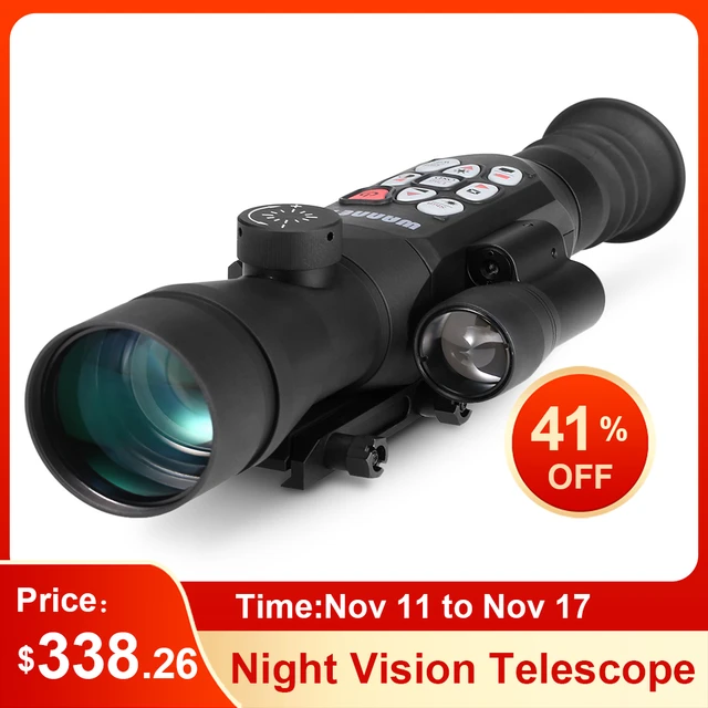 Sytong-mira telescópica de visión nocturna HT-77 LRF, telémetro láser, mira  de Rifle de puntería, visor nocturno infrarrojo Digital para caza -  AliExpress