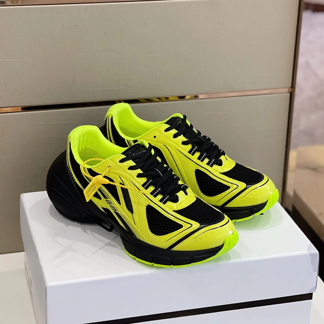 

2023 ICCLEK TK-MX Luxury Runner Men lace-up sneakers, top quality, made of technology knitted fabrics, cowhide and rubber shoes