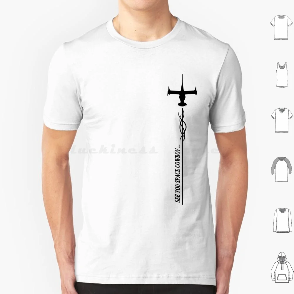 See You Space Cowboy-Cowboy Bebop T Shirt Big Size 100% Cotone See You Space Cowboy Cowboy Bebop Personaggi Cowboy Bebop Faye