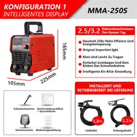 Portable Welding Machine 250 Arc Welding Machine Fully Automatic Industrial-Grade Household Small All-Copper Electric Welding 2
