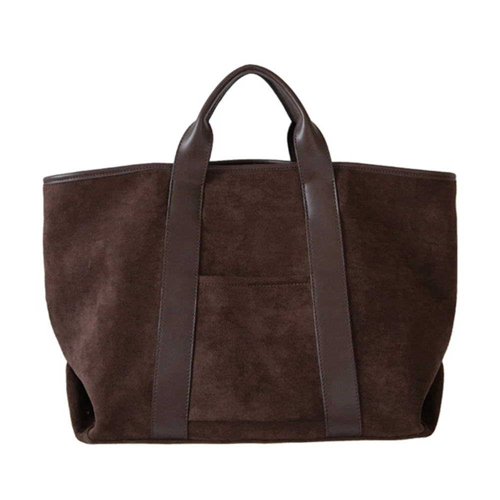Trendy Retro Suede Handbag for Women