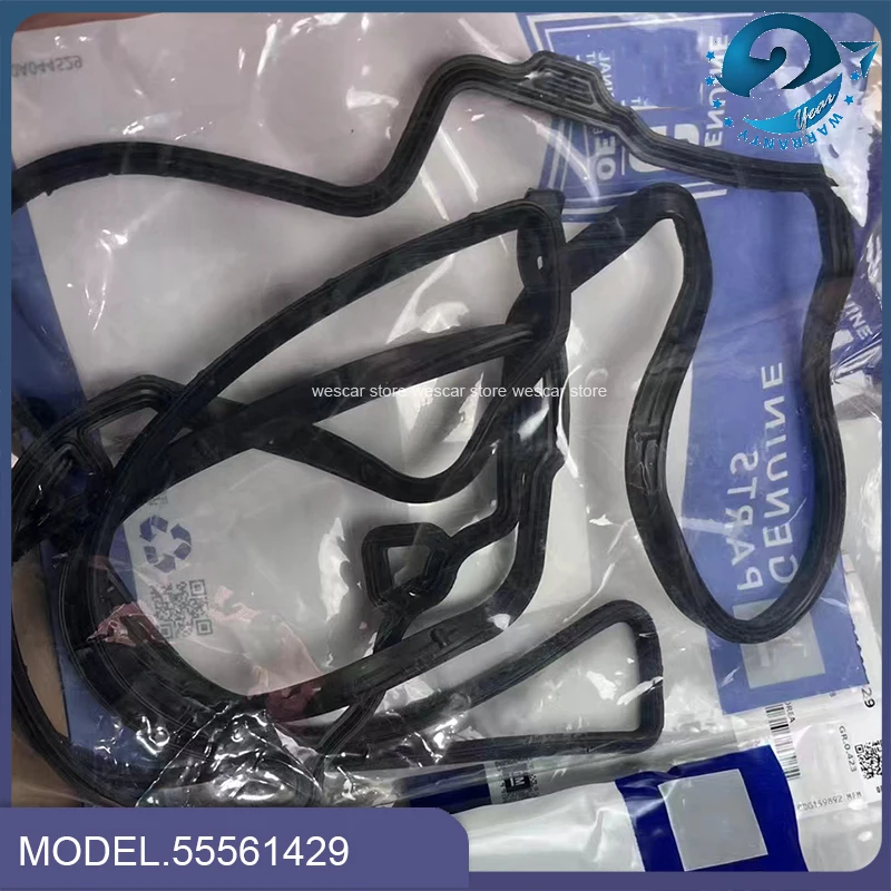 Engine Valve Cover Gasket For Chevrolet Aveo Cruze Cadillac Opel Vauxhall Buick Encro 1.4T 55573747 55561429 rubber gasket aluminum gasket kits