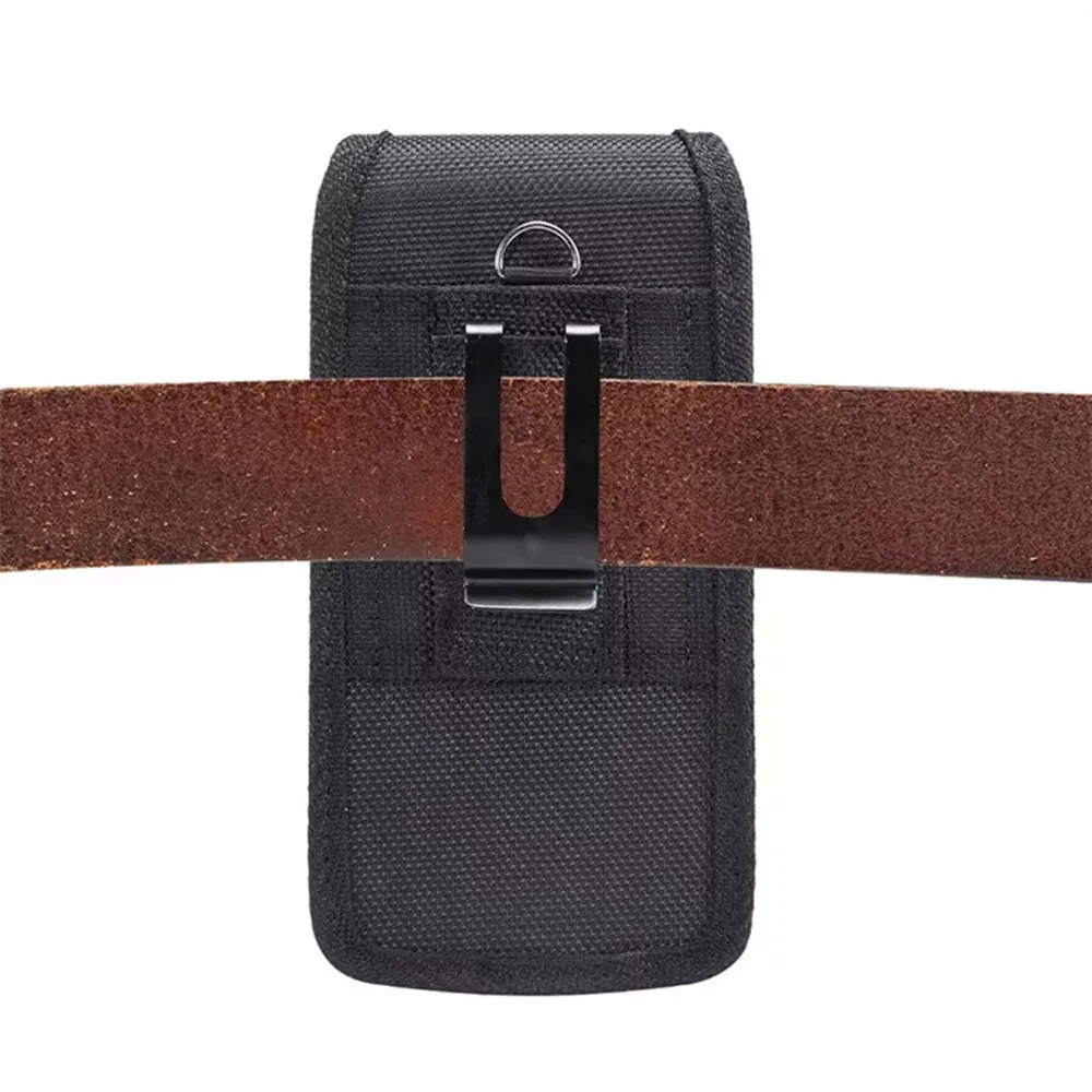 Compact Vertical Waist Bag with Belt Clip and Phone Pouch Wallet Case