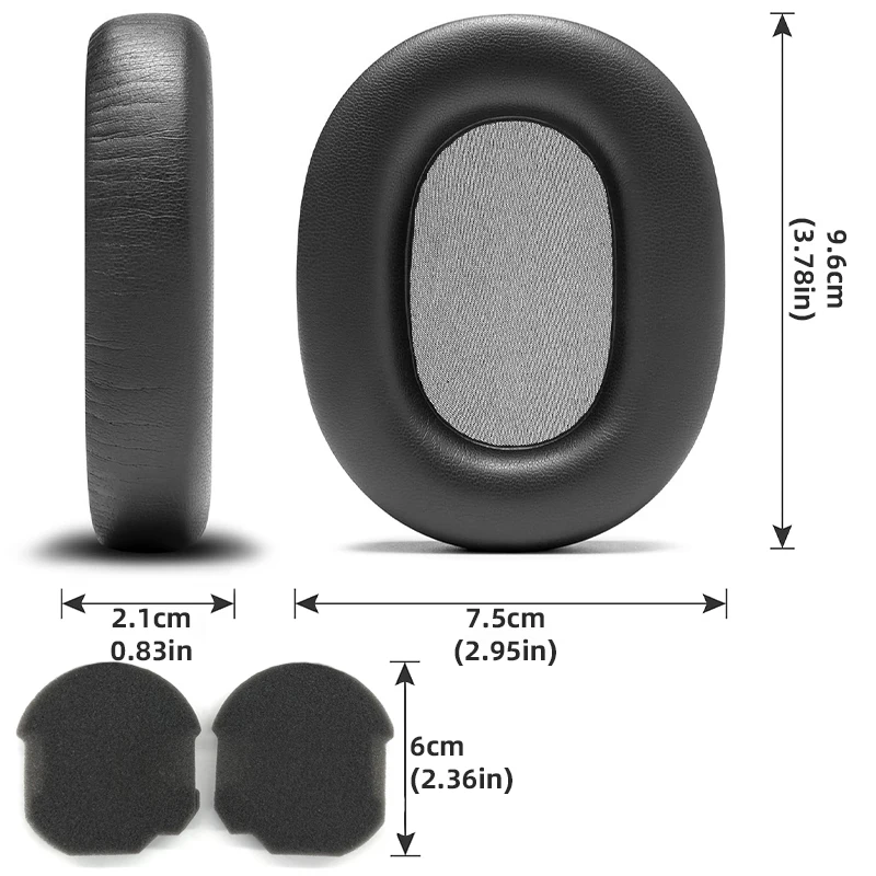 KUTOU Premium Soft Memory Foam Ear Pads Cushions Replacement