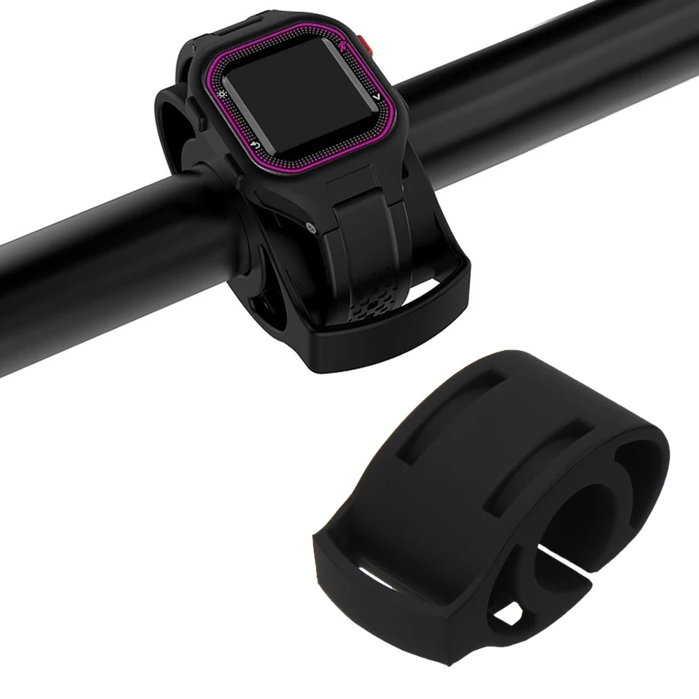 Silicone Watch Mount Type Bicycle Handlebar Bike Mount Holder for Garmin Approach S1 S3 Fenix Forerunner Cruisers Bicycle Parts