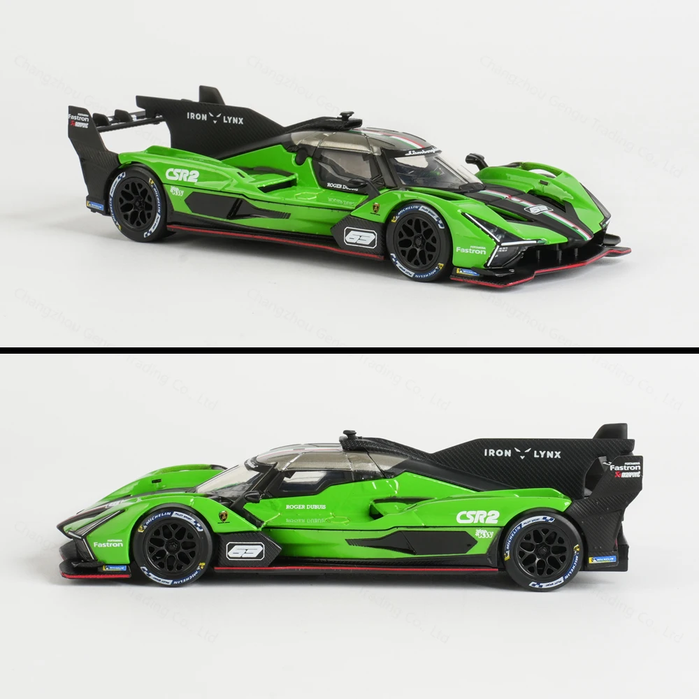 Bburago 1:43 Lamborghini SC63 Static Die Cast Vehicles Collectible Model Racing Car Toys Acrylic Box 5