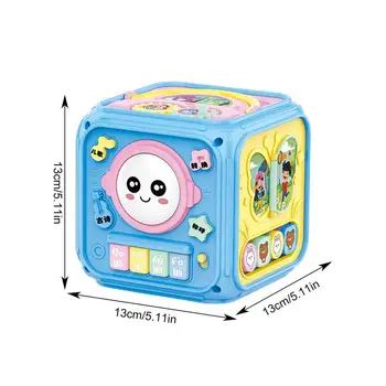 Montessori Educational Toys Activity Cube Baby Sensory Board Toys Baby Practice Skills Learning Toys 6
