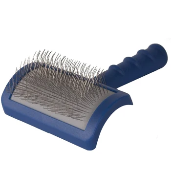 Slicker Brush for Dog Grooming with Long, Soft Pins, Perfect for Doodle Breeds, Angled Pins for Dematting, Remove Undercoat
