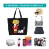 Custom Candy Candy Shopping Canvas Bag Women Recycling Large Capacity Grocery Cartoon Anime Manga Tote Shopper Bags 6