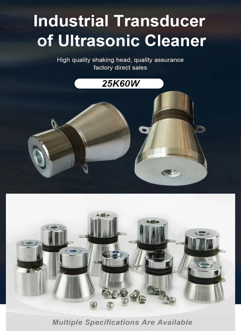 Description Picture 2 of item25KHZ 60W PZT4 Ultrasonic Piezo Oscillator For Immersible Ultrasonic Transducer Box