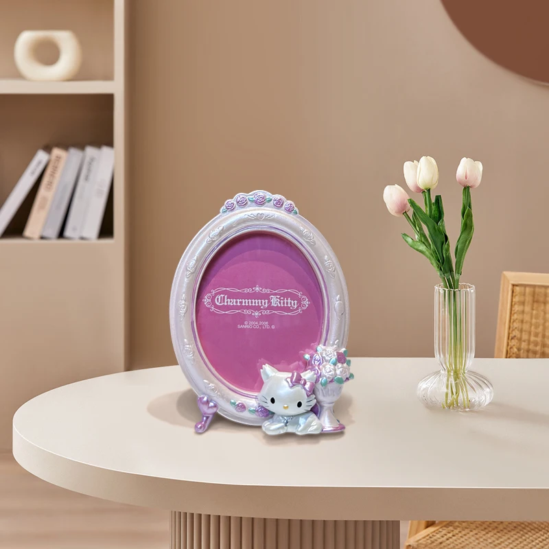 Sanrio Charmmy Kitty Decorative Flower Retro Photo Frame