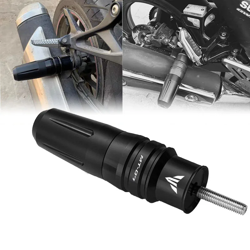 

Для YAMAHA MT07 MT-07 2015 2016 2017 2018 2019 2020 мотоцикла CNC аварийные колодки выхлопные слайдеры защита от ударов