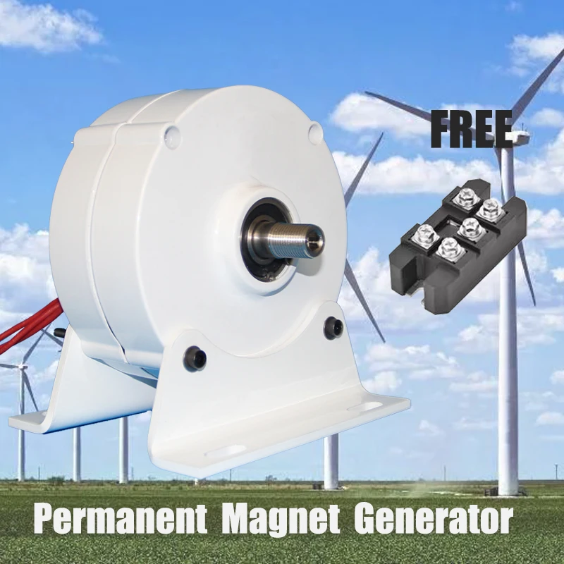 10KW Low RPM Permanent Magnet Generator 8KW 12V 24V 48V Three Phase AC Small Alternator for DIY Wind Turbine