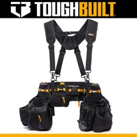 TOUGHBULIT TB-CT-101-5P 5pc Pro Contractor Tool Belt Set Fits 32-48" Waists 36 Pockets High-capacity Storage ToolBag 1