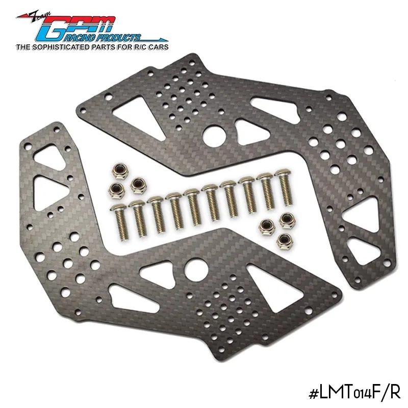 

GPM обновление LOSI 1/8 LMT сплошная ось 4WD углеродное волокно передняя/задняя универсальная левая и правая внешняя Защитная панель