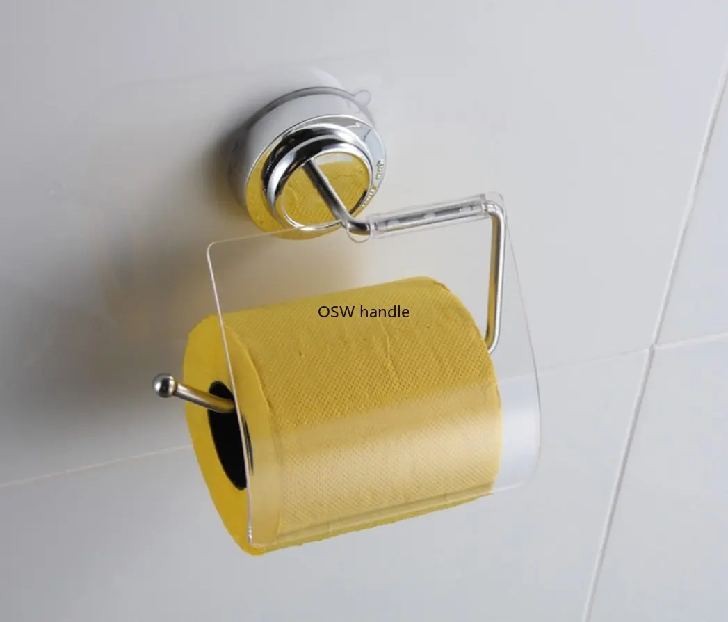 Moderna Ventosa a Vácuo Suporte de Papel Higiênico Suporte Removível para Banheiro Cozinha de Aço Inoxidável Suporte de Toalha de Papel