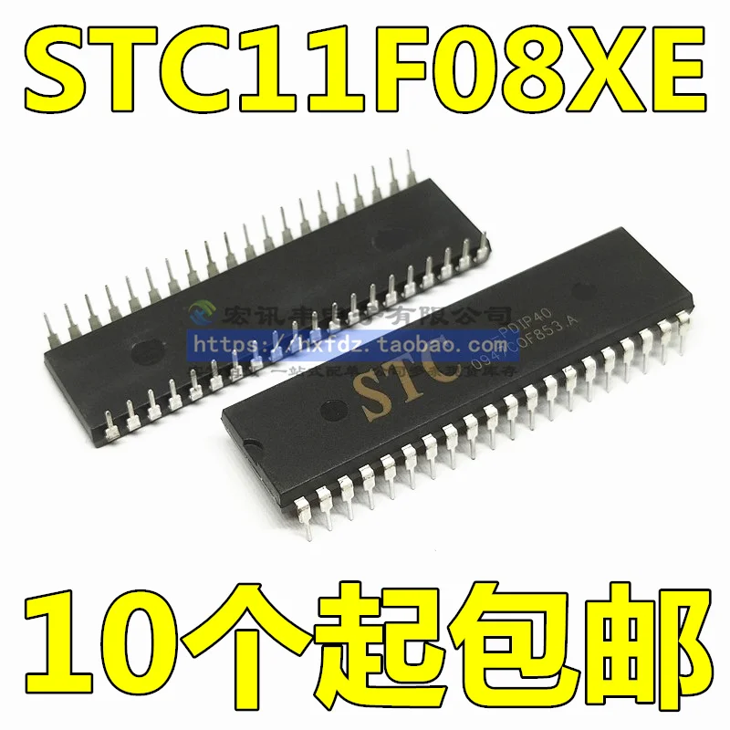 

Бесплатная доставка STC11F08XE-35I-PDIP40 DIP-40 STC11F08XE 10 шт.
