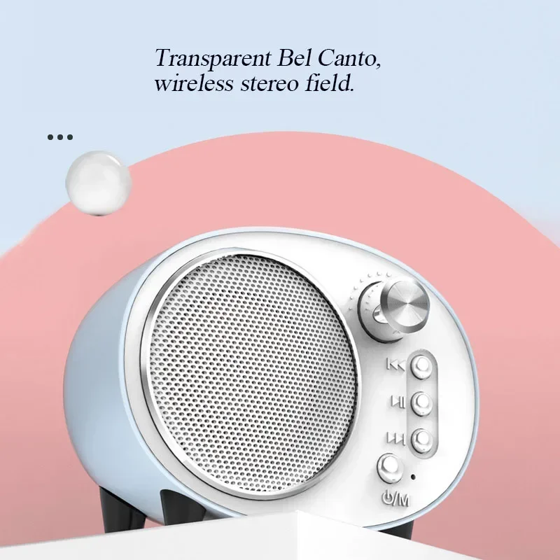 

Mini Subwoofer Bluetooth Speaker Portable Plug-in Wireless Retro Radio Rotary Regulation Bluetooth Speaker bluetooth speaker