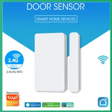 

Tuya Smart WiFi Door Sensor Smart Home Door Open/Closed Detectors Wifi Window Sensor Smartlife APP Works With Google Home Alexa