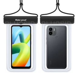 Universal IPX8 Waterproof Phone Pouch Case - Enhanced Protection (Black)