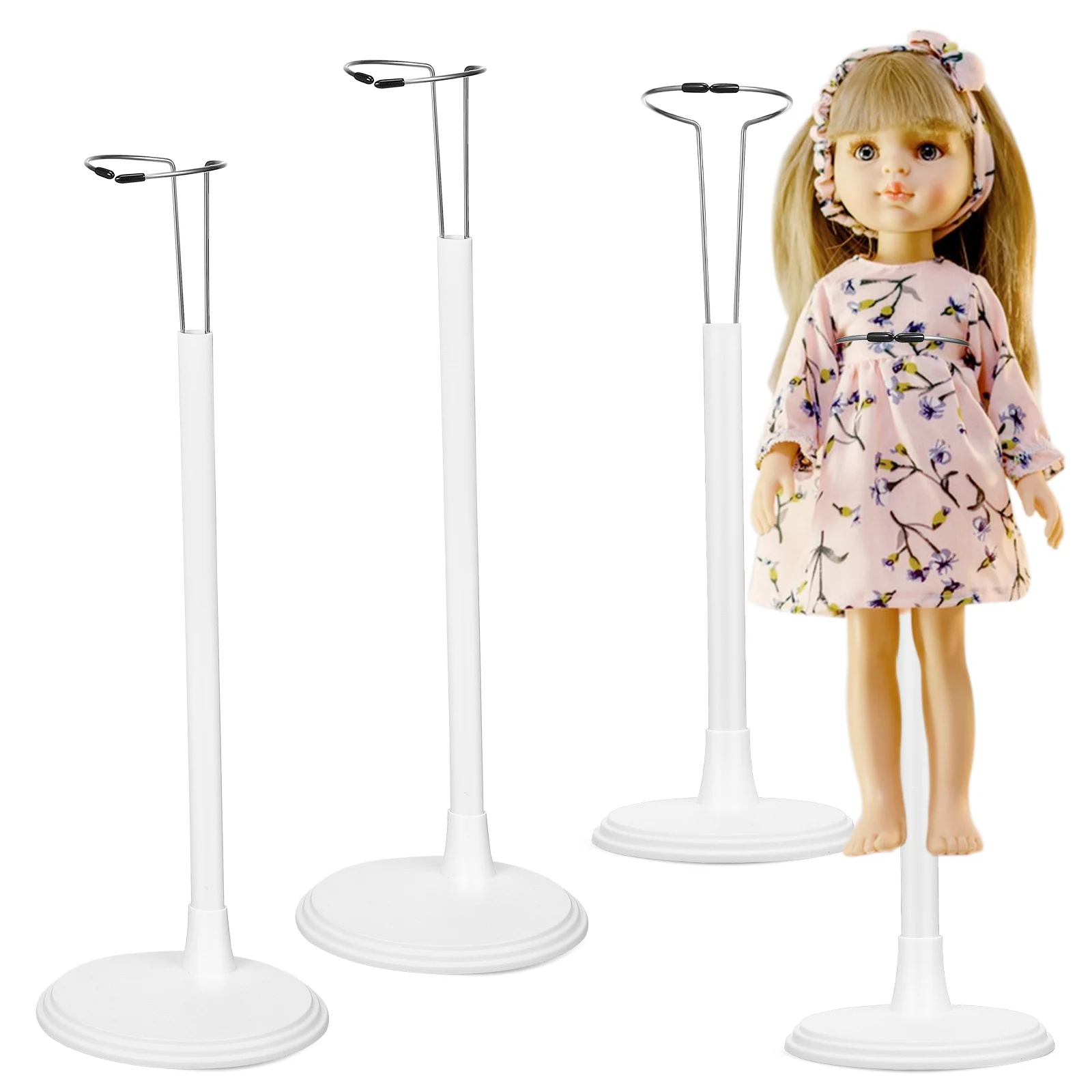 4Pcs Stands Display Support Action Figure Stands Vertical Children Toys Accessories for Dolls Model Display Stand