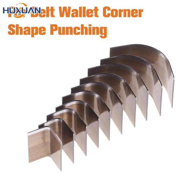 Leather Craft Corner Round Hand Cutter Punch Leather Handmade Craft Punching  Hand 10pcs Belt Edge O