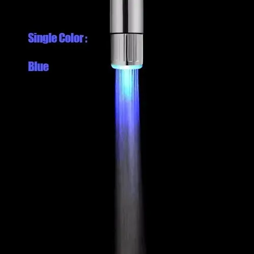 Zhang Ji LED Temperature Sensitive 3-Color Light-up Faucet Kitchen Bathroom Glow Water Saving Faucet Aerator Tap Nozzle Shower - Image 9