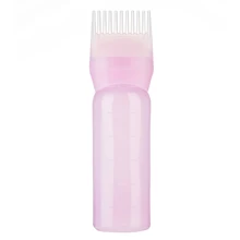 3 Colors Hair Dye Applicator Brush Bottles Dyeing Shampoo Bottle Oil Comb Hair Dye Bottle Applicator Hair Coloring Styling Tool 