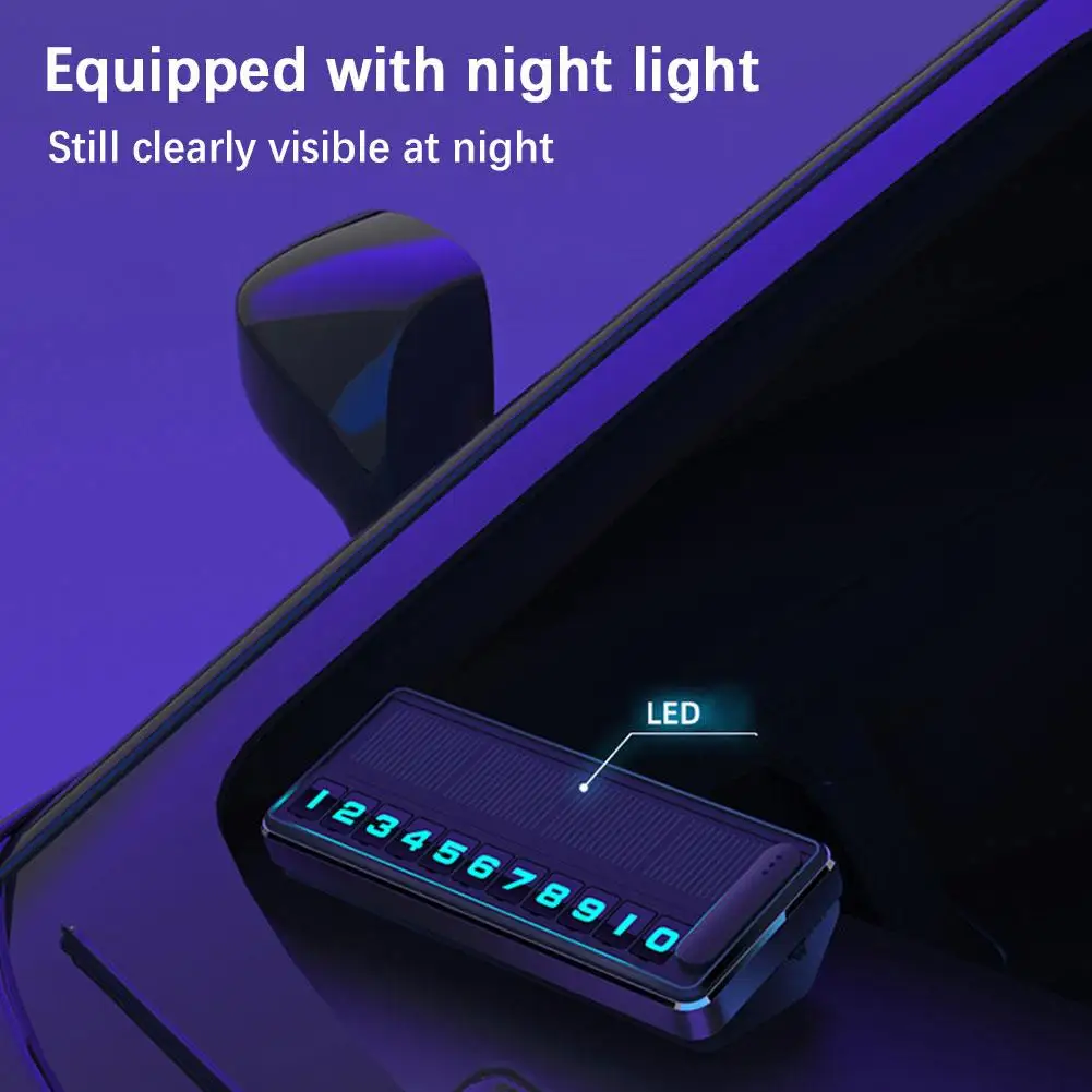 

Новые временные светодиодные лампы с солнечной батареей для парковки, несколько цветов, скрытые световые пластины Ga H1G1