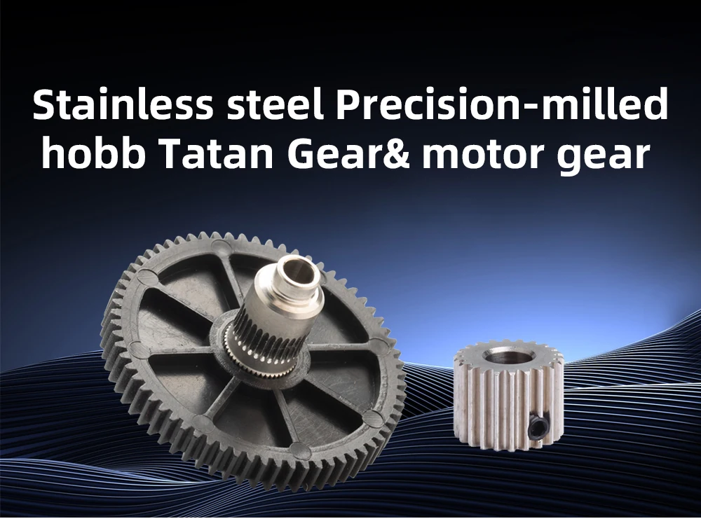 C Trianglelab Tatan Extruder Edelstahl Präzisionsgefräster Hobb hochwertiger Tatan Extruder neues Metallgetriebe Hobb Extruder Gear – Detail 10