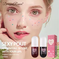 Dragonranee Lip Dye Liquid Lip Glaze Cute Waterproof Non-Stick Liquid Lipstick 6 Colors Available 2