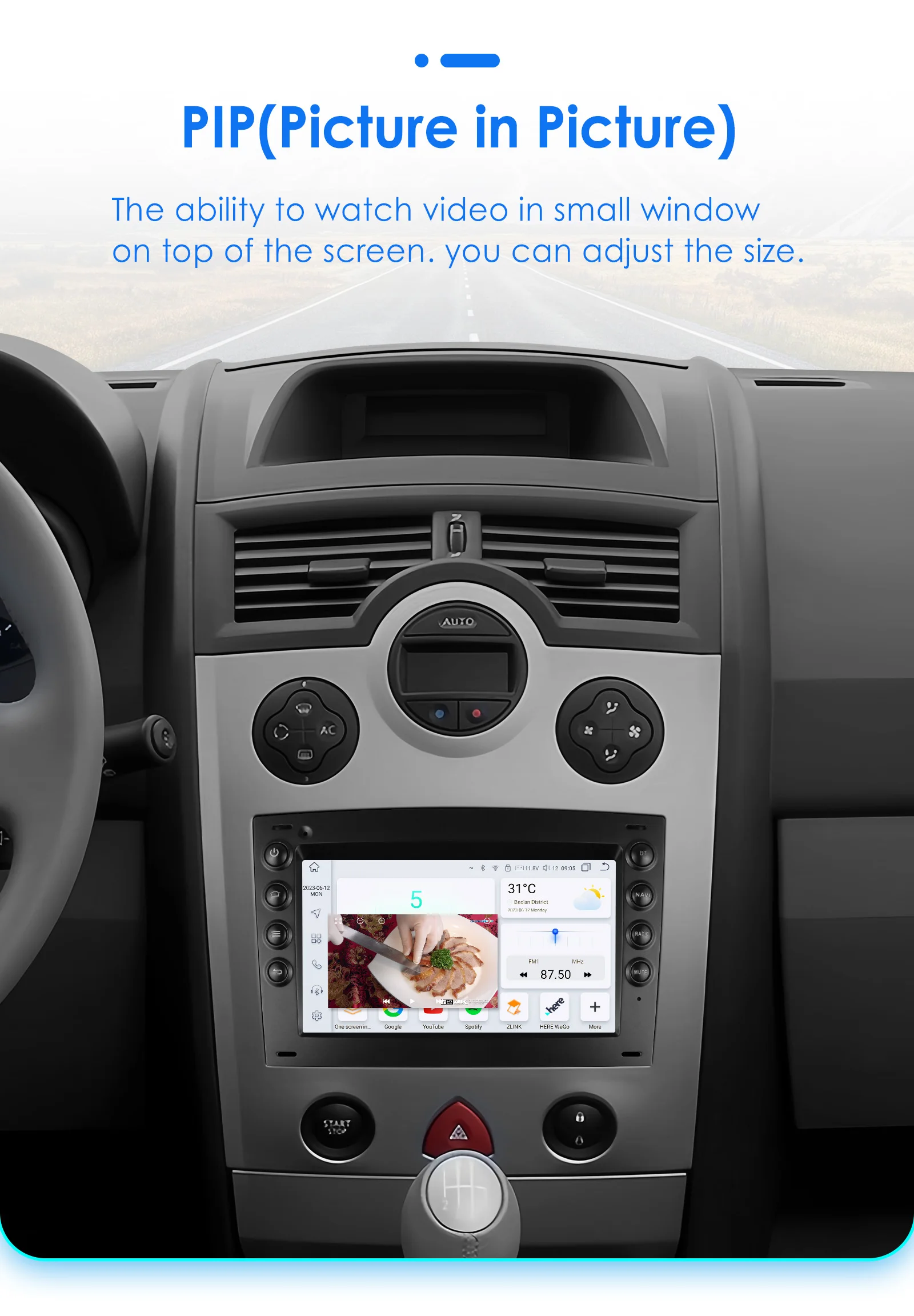 Hizpo 7 Zoll Android Autoradio für Renault Megane 2 2002–2009 Autoelektronische Geräte Radio Stereo Carplay 2din Head Unit 7862 – Detail 33