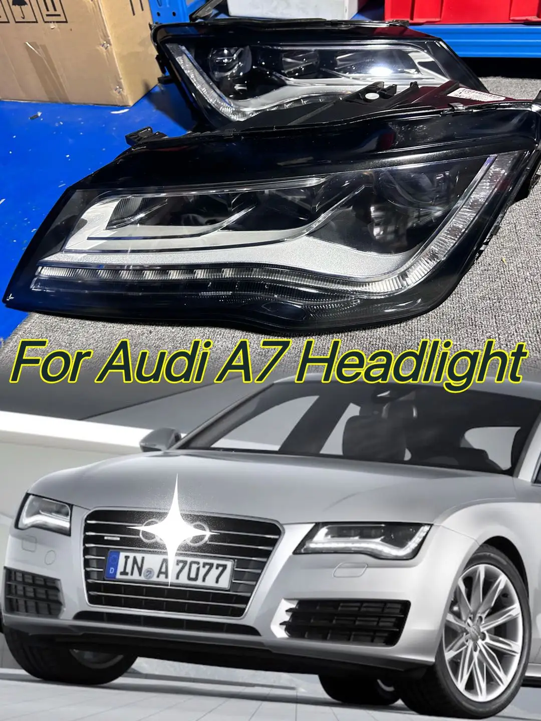 

Для Audi A7 передняя фара в сборе автомобиля 2015-2018 фара