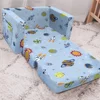 Kids Sofa Couch,Toddler Children 2-in-1 Convertible Sofa to Lounger, Comfy Flip-Out Couch/Sleeper, Rocket Outer Space Chair 1