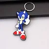 Sonics Keychain Double-sided Cartoon Keychain Anime Movie Derivative Peripherals Backpack Pendant Accessories Kids Birthday Gift 4