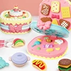 DIY Plasticine for Children Modeling Polymer Clay Baking Sets Mat Candy Cake Kitchen Pretend Play Toy Girl Kid Birthday Gift 1