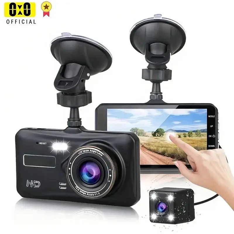 M8 Dual Lens Dash Cam Car Camera HD 1080P WIFI Video Recorder Dashcam  3.16-inch Night Vision Driving Recoder Black Box Car DVR - AliExpress