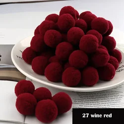 Mini Fluffy Soft Pom Poms for DIY Crafts and Home Decor (17 coffee)