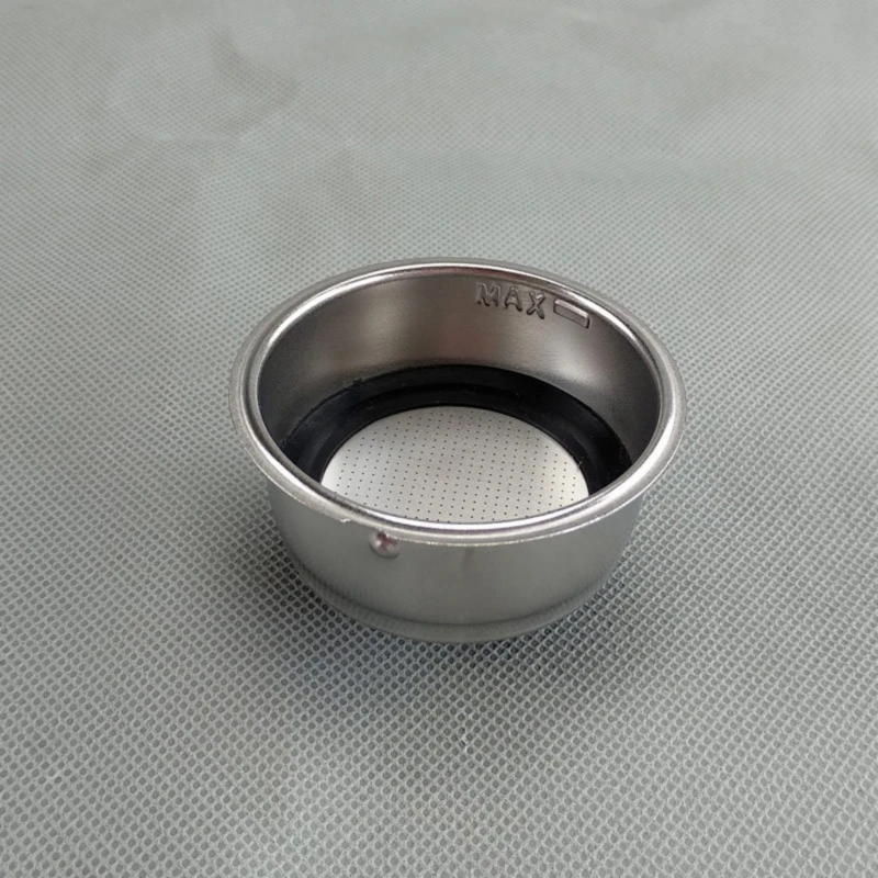 Premium Stainless Steel 51mm Coffee Filter with Easy-Clean Mesh and Powder Cup