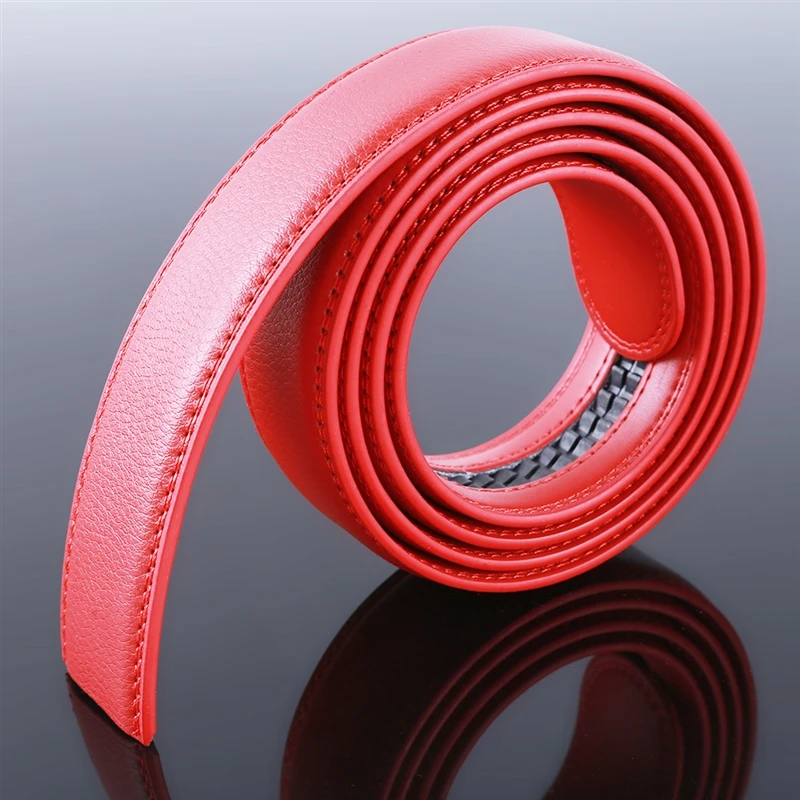 Automatic Men's Belt Replacement Strip Without Buckle_voghion.com
