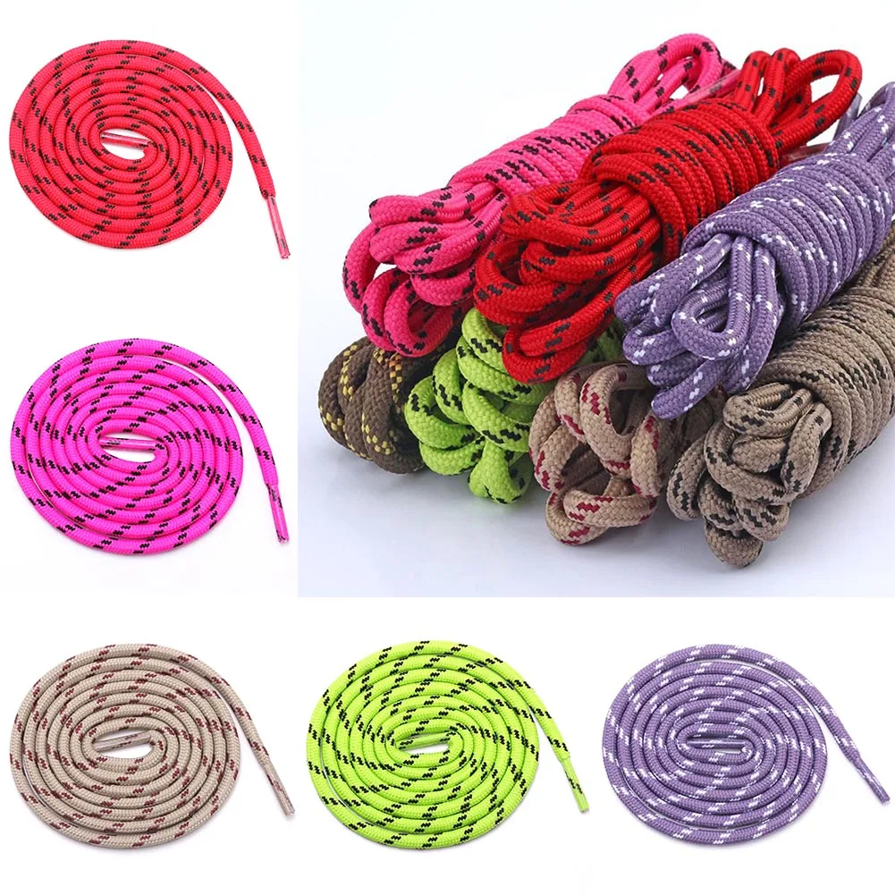 

Three-point Round Shoelaces Sneaker Strong Shoe Laces Outdoor Hiking Sport Boot Lace Athletic Shoe String Length 80/100/120CM